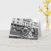 Vintages Golf, 1890s Karte (Gelbe Blume)