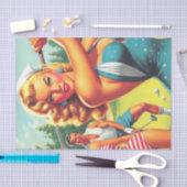 Vintages Golf-Button Seidenpapier (Handwerk)