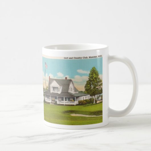 Vintages Golf Kaffeetasse (Rechts)