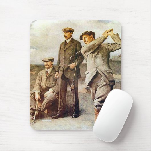 Vintages Golf Mousepad (Mit Mouse)