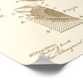 Vintages Golf Patent Poster 1 Sepia (Ecke)