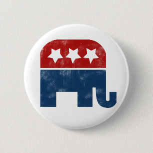 Vintages GOP-Logo Button