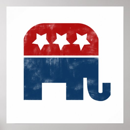 Vintages GOP-Logo Poster (Vorne)