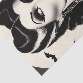 Vintages Goth-Button Seidenpapier (Ausschnitt)