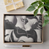 Vintages Goth-Button Seidenpapier (Geschenk)