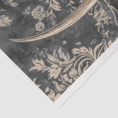 Vintages Gothic Skeleton Skull Decoupage Seidenpapier (Ausschnitt)