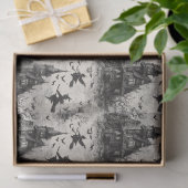 Vintages gotisches Halloween Seidenpapier (Geschenk)