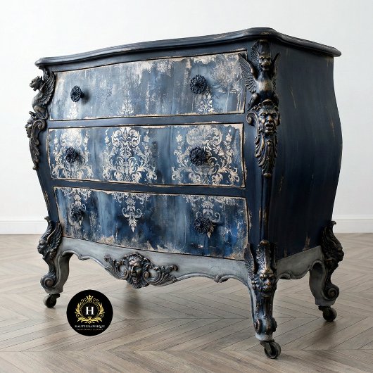 Vintages gotisches Hochzeitsdesign Seidenpapier