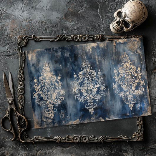 Vintages gotisches Hochzeitsdesign Seidenpapier