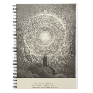 Vintages göttliches Komödien-Notizbuch Notizblock