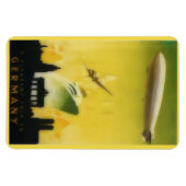 Vintages Graf Zeppelin-Reiseplakat Nr. 2 Magnet (Horizontal)