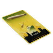 Vintages Graf Zeppelin-Reiseplakat Nr. 2 Magnet (Rechte Seite)