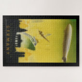 Vintages Graf Zeppelin Reiseplakat Puzzle (Horizontal)