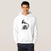 Vintages Grammophon Hoodie (Vorne ganz)