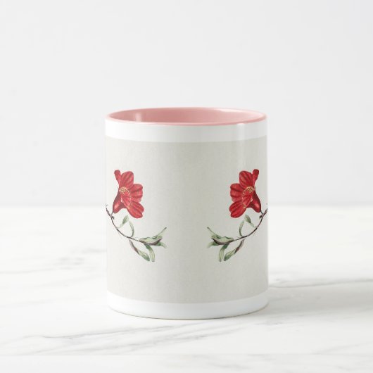 Vintages Granatapfel Tasse (Zentrum)