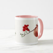 Vintages Granatapfel Tasse (VorderseiteRechts)