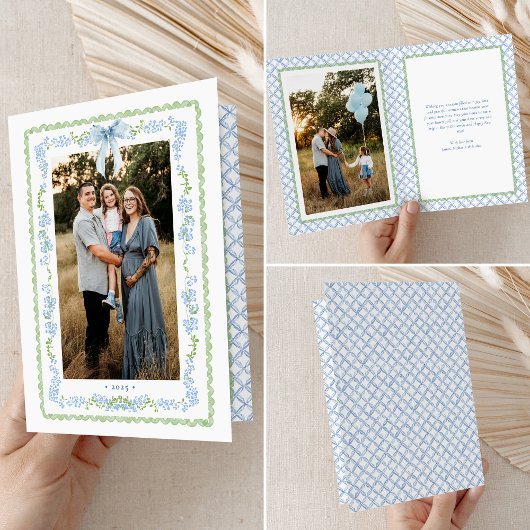 Vintages Grandmillennial Garland Weihnachten 2 Fot