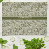 Vintages graues Spielzeug Geschirrtuch (Gefaltet)