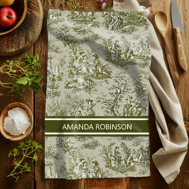 Vintages graues Spielzeug Geschirrtuch