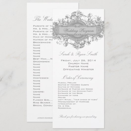 VINTAGES GRAUFLÖSUNGSPROGRAMM PROGRAMM (Vorne/Hinten)