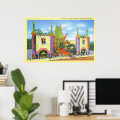 Vintages Graumans Chinesisches Theater Poster (Heimbüro)