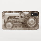 Vintages Grauschneckenzugmaschinen-Foto Case-Mate iPhone Hülle (Rückseite (Horizontal))