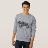 Vintages Grauschneckenzugmaschinen-Foto Sweatshirt (Vorne ganz)