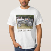 Vintages Grauschneckenzugmaschinen-Foto T-Shirt (Vorderseite)