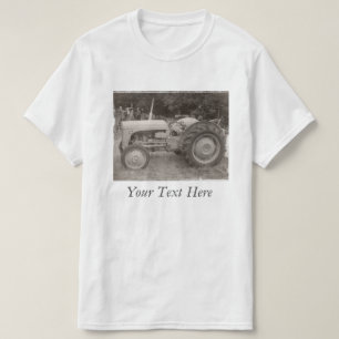 Vintages Grauschneckenzugmaschinen-Foto T-Shirt