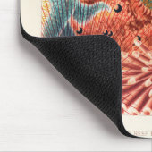 Vintages Great Barrier Reef Australien Stachelhäut Mousepad (Ecke)