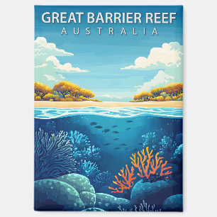 Vintages Great Barrier Reef Magnet