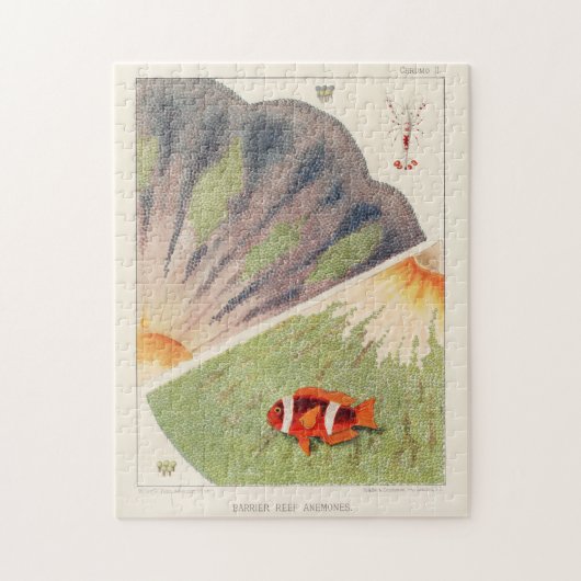 Vintages Great Barrier Reef of Australia Anemones Puzzle (Vertikal)