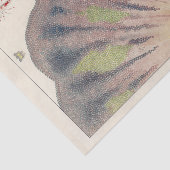 Vintages Great Barrier Reef of Australia Anemones Seidenpapier (Ausschnitt)