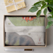 Vintages Great Barrier Reef of Australia Anemones Seidenpapier (Geschenk)