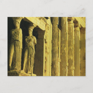 Vintages Griechenland, Athen, Akropolis, Parthenon Postkarte
