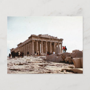 Vintages Griechenland, Athen, Akropolis Postkarte
