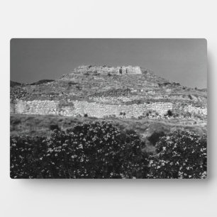 Vintages Griechenland Athen Mycenae acropolis Über Fotoplatte