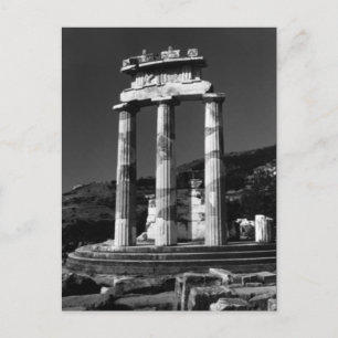 Vintages Griechenland Athen Tholos Tempel Heiligtu Postkarte