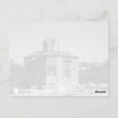 Vintages Griechenland Athener Kirche der Heiligen Postkarte (Rückseite)