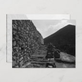 Vintages Griechenland Athens Mycenae Königstreppe Postkarte (Vorne/Hinten)