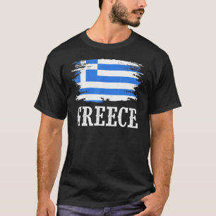 Vintages Griechenland Flaggenstaat I Liebe Grieche T-Shirt
