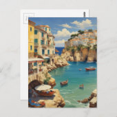 Vintages Griechenland - Insel Korfu Postkarte (Vorne/Hinten)