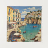 Vintages Griechenland - Insel Korfu Wandteppich (Vorderseite)