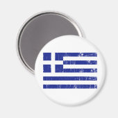 Vintages Griechenland Magnet (Vorderseite/Rückseite)