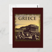 Vintages Griechenland Postkarte (Vorne/Hinten)