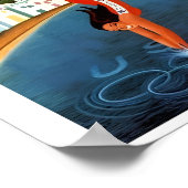 Vintages Griechenland Reiseplakate Poster (Ecke)