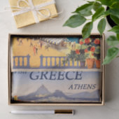 Vintages Griechenland - Reisetapier Seidenpapier (Geschenk)