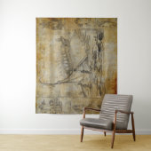 Vintages griechisches Schiff Wandteppich (Beispiel)