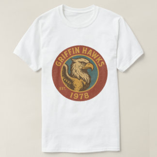 Vintages Griffin Hawks 1978-Logo T-Shirt