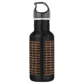 Vintages Grilltuch Edelstahlflasche (Rückseite)